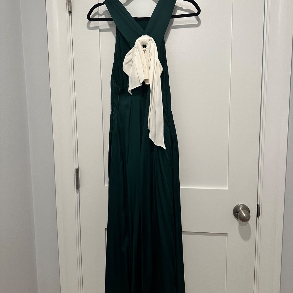 Maeve bow-back halter midi dress - Picture 5 of 6